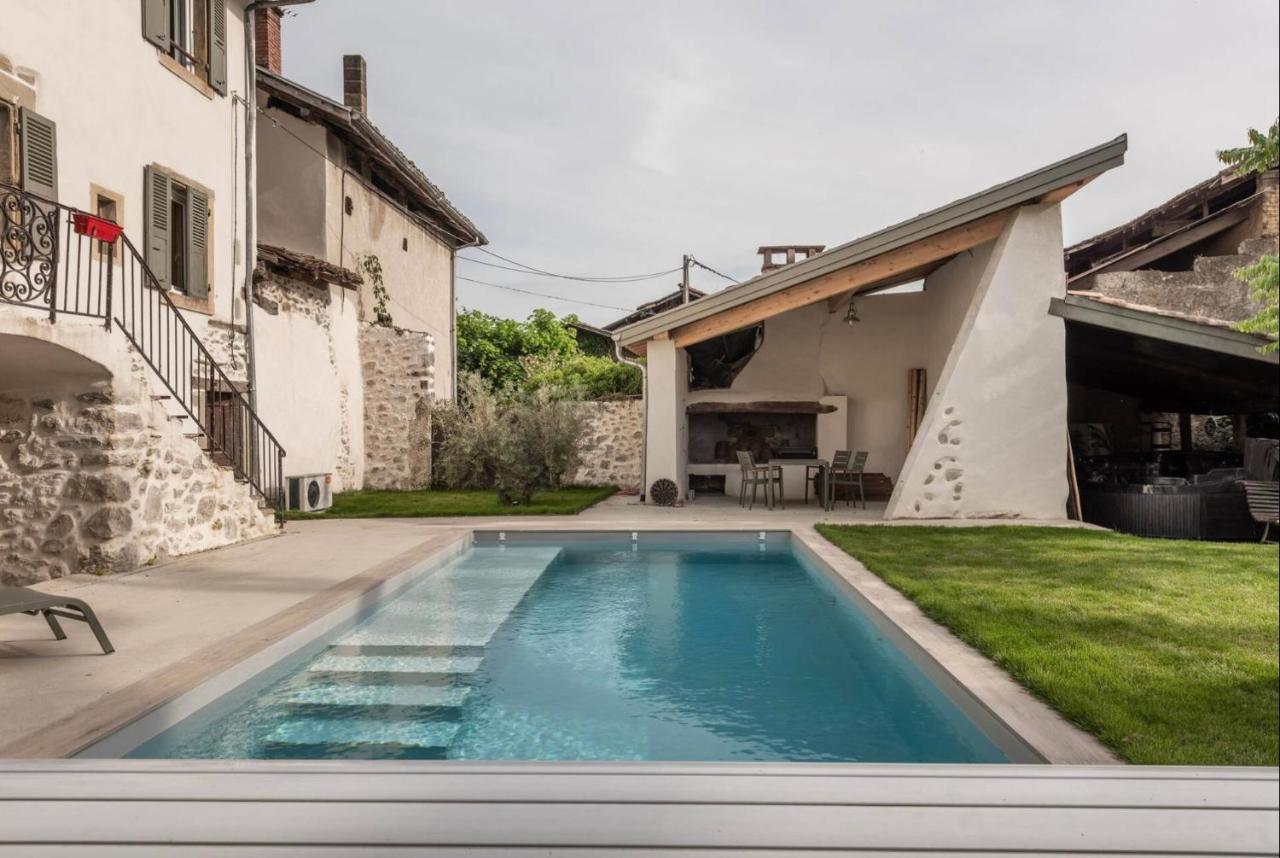 La Cabane Du 375, Piscine Clim,Jacuzzi Et Insolite Saint-Jean-de-Moirans Екстер'єр фото